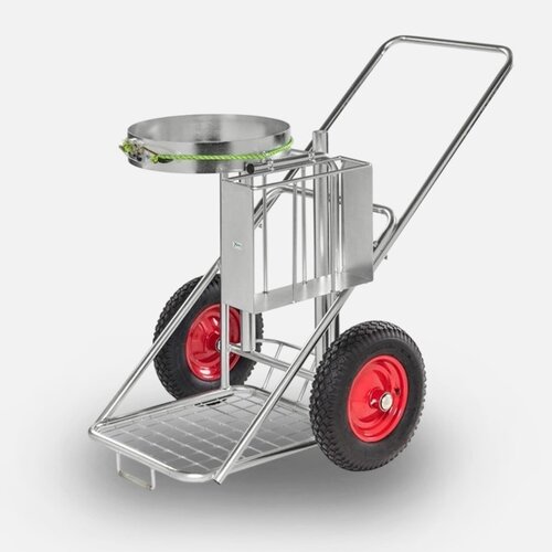 KOGA outdoor schoonmaakwagen verzinkt met massieve banden 