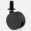 Made in Germany PPPU wiel 55mm plug rond kunststof 13mm