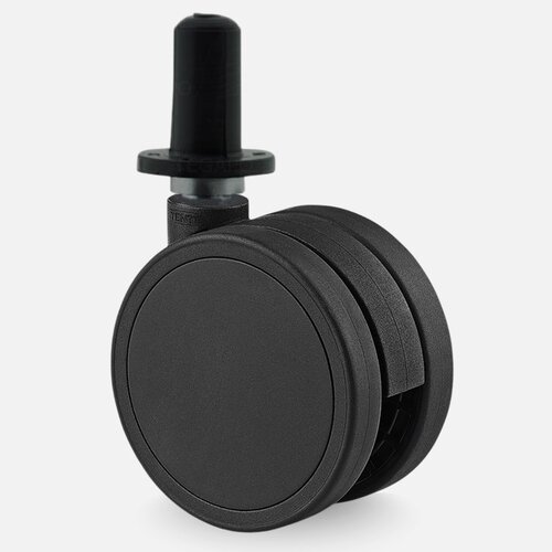 PPPU wiel 55mm plug rond kunststof 13mm 