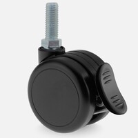 PAROL wiel 75mm bout M10x25 met rem