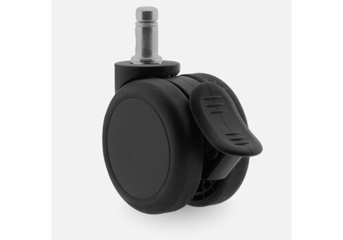 PAROL wiel 65mm krans 32mm met rem stift 10mm 