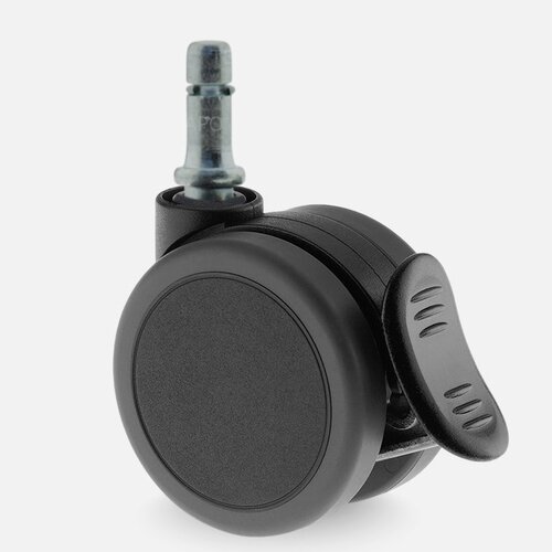 PATPROL wiel 65mm stift 9mm met rem 