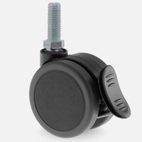 PATPROL wiel 75mm bout M10x25 met rem