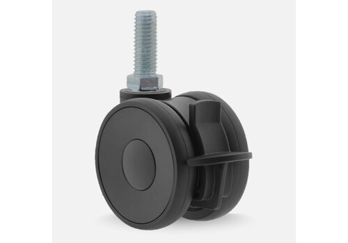 PAPU HIGH wiel 75mm bout M10x25 met rem 