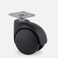 PALUX wiel 75mm plaat 65x65mm