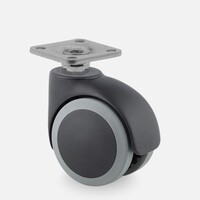 PAPULUX wiel 75mm plaat 65x65mm