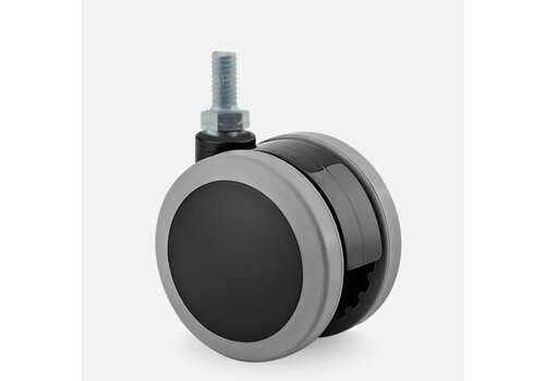 PAPU black wiel 75mm bout M10x15 