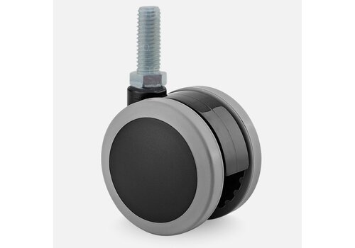 PAPU black wiel 75mm bout M10x25 