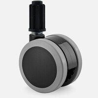 PAPU black wiel 75mm plug 15mm