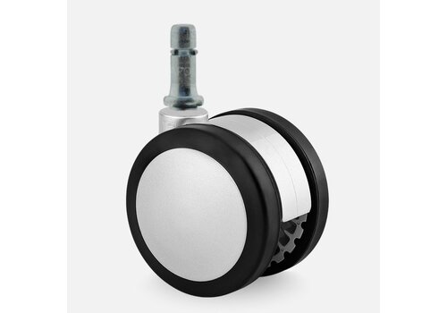 PAPU silver wiel 75mm stift 9mm 