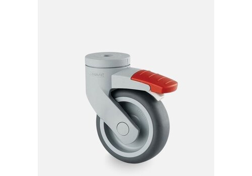 SYTP wiel 75mm met rem 