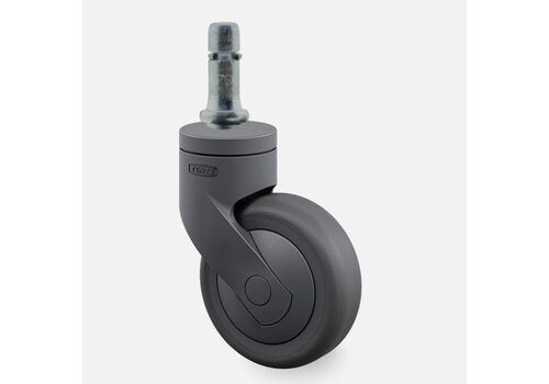 SYTP zwart afdekkap wiel 75mmstift 11mm (30) 
