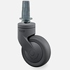 Made in Germany SYTP zwart afdekkap wiel 75mm plug rond staal 13mm