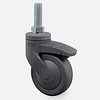 Made in Germany SYTP zwart afdekkap wiel 75mm bout M10x25 met rem