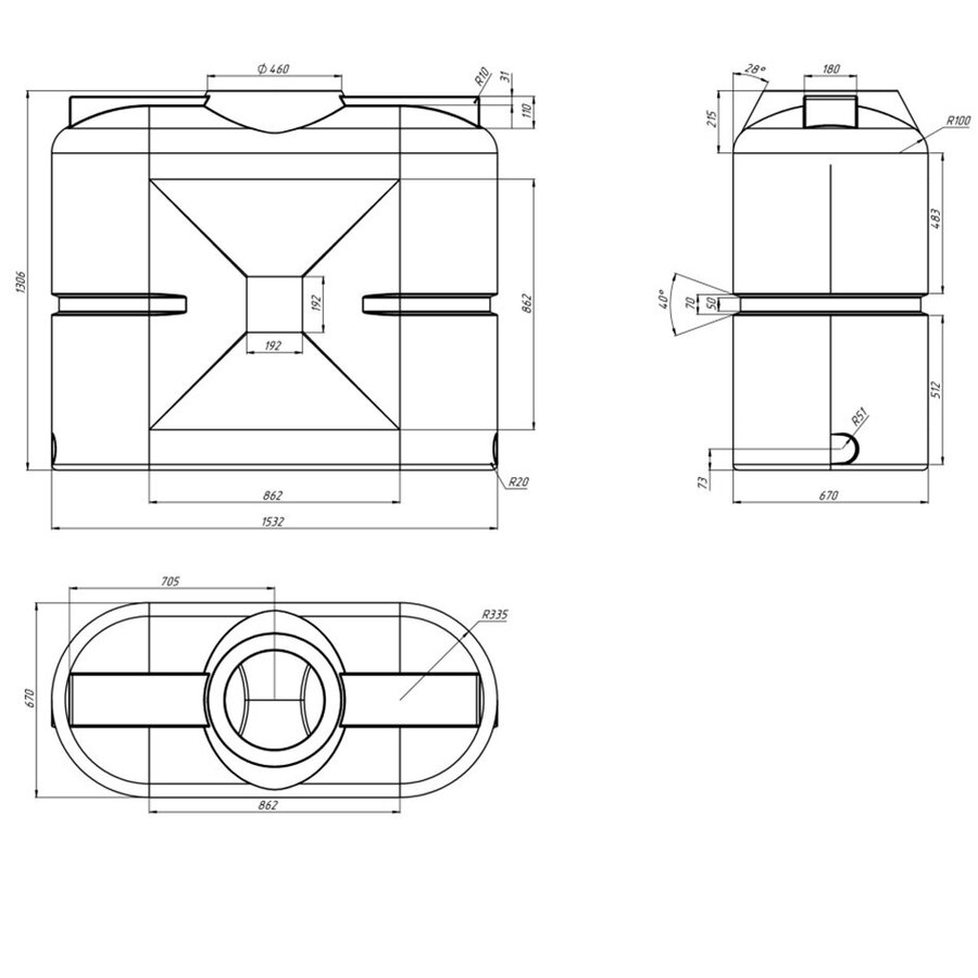 Zenia watertank 1000 liter blauw-2