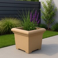 thumb-Plantenbak Madera zand 80x80cm-1