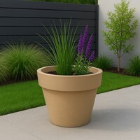 thumb-Plantenbak Siëne zand rond 80cm-1