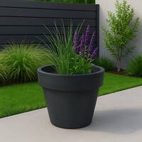 thumb-Plantenbak Siëne granite rond 100cm-1