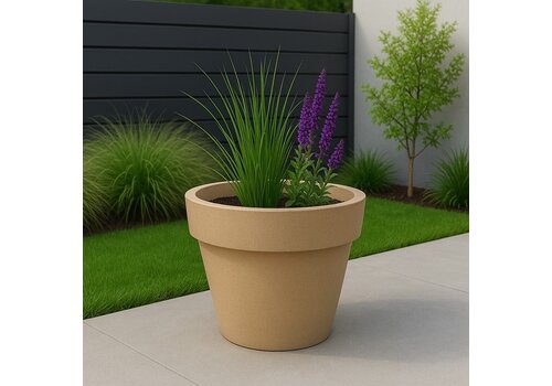 Plantenbak Siëne zand rond 100cm 