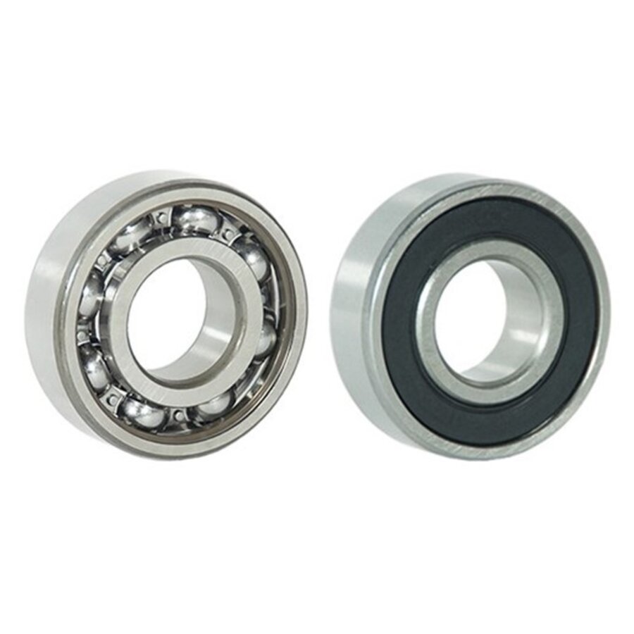 EdelRader zwenkwiel elastisch rubber grijs 125mm 2KO boutgat met rem-3