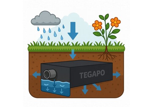 Infiltratiekrat 600 liter lang 