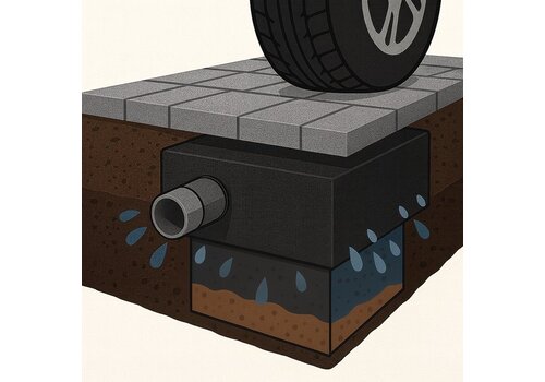 Berijdbare infiltratiekrat 1600 liter 