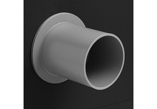 Extra PVC aansluiting op infiltratiekrat 