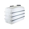 DEHOUST PE opslagtank 3000 liter DF wit
