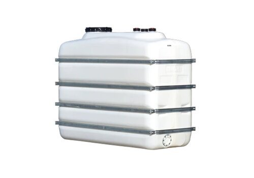 DEHOUST PE opslagtank 4000 liter DF wit 