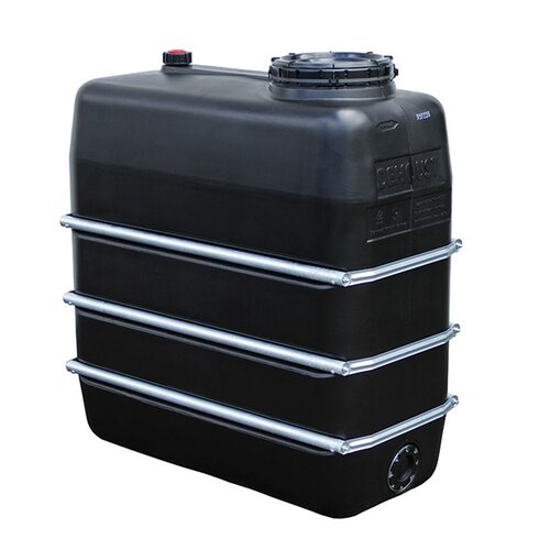 DEHOUST PE opslagtank 1500 liter DF zwart 
