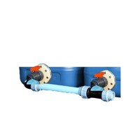 DEHOUST basis verbindingspakket PE 63mm met kranen DF tanks