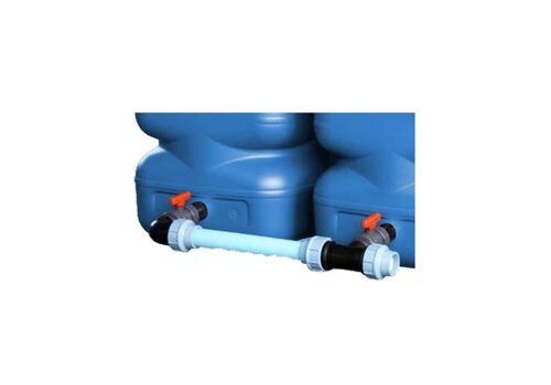 DEHOUST basis verbindingspakket PE 63mm met kranen aquaform tanks 