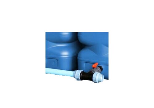 DEHOUST uitbreiding verbindingspakket PE 63mm met kraan aquaform tanks 