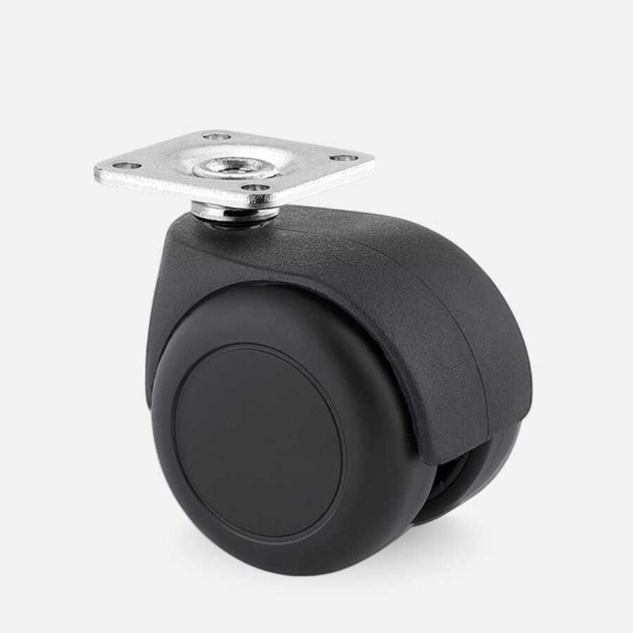 PPTP luxe wiel 50mm black line plaat 42x42mm-1