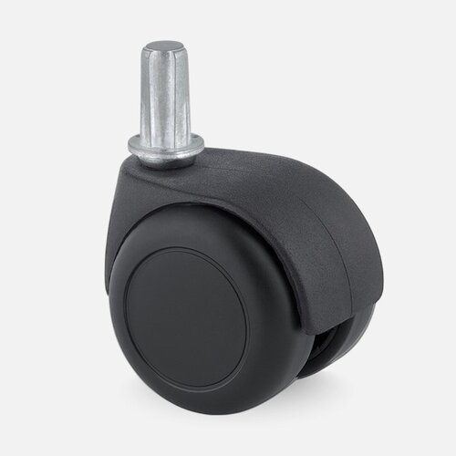 PPTP luxe wiel 50mm black line plug rond staal 13mm 