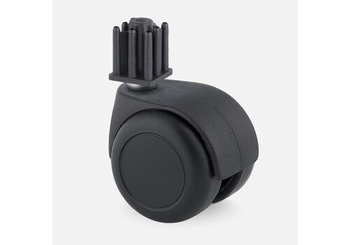 PPTP luxe wiel 50mm black line plug vierkant 23mm 