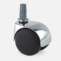 thumb-PP luxe wiel chrome metaal plug staal 13mm-1