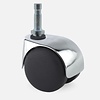 PP luxe wiel chrome metaal stift 8mm