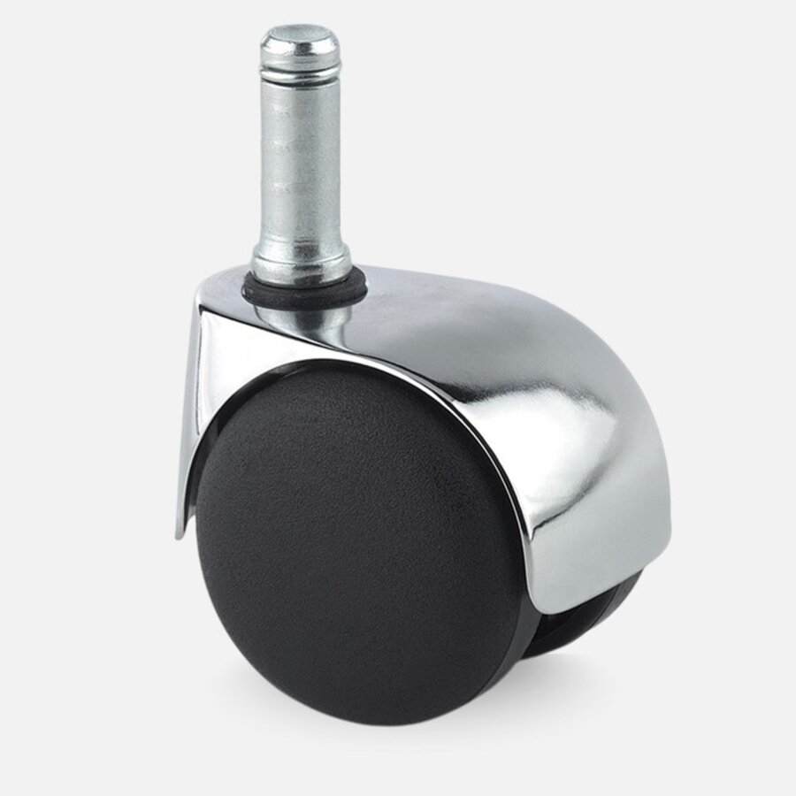 PP luxe wiel chrome metaal stift 11x30mm-1