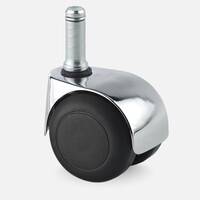 thumb-PPTP luxe wiel chrome metaal stift 11x30mm-1