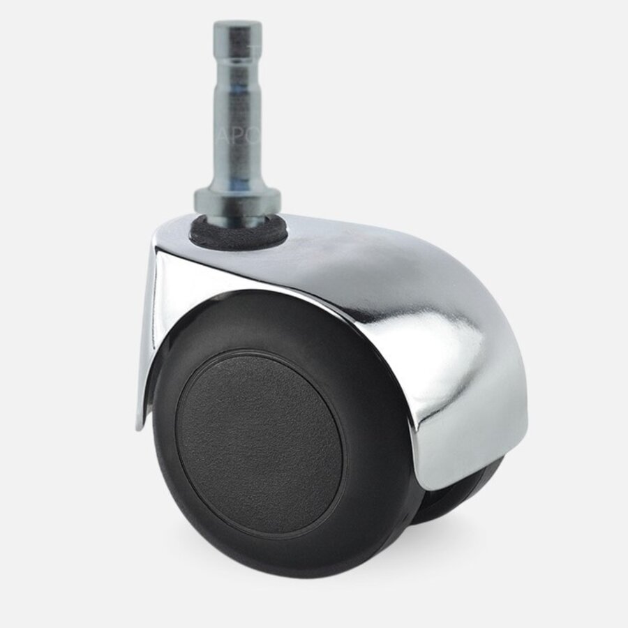 PPTP luxe wiel chrome metaal stift 8mm-1