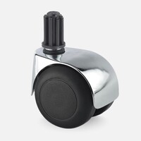 thumb-PPTP luxe wiel chrome metaal plug 22mm-1