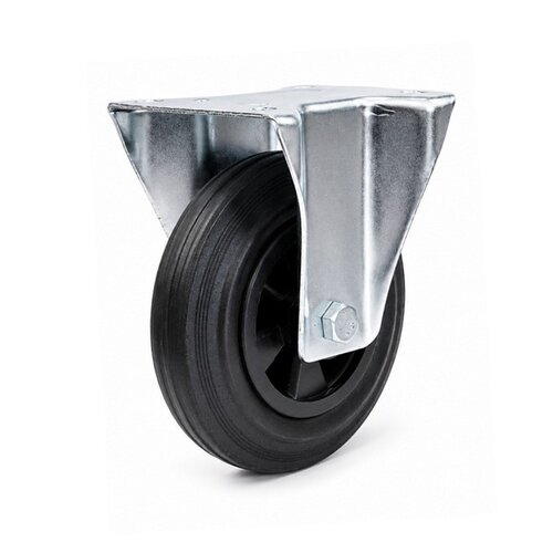 EdelRader bokwiel rubber 125mm 2KO plaat 