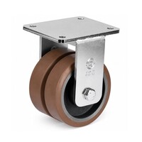 TR Maximus 900kg 100mm dubbel bokwiel
