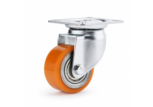FARO zwenkwiel 50mm verzinkt 3PU plaat 