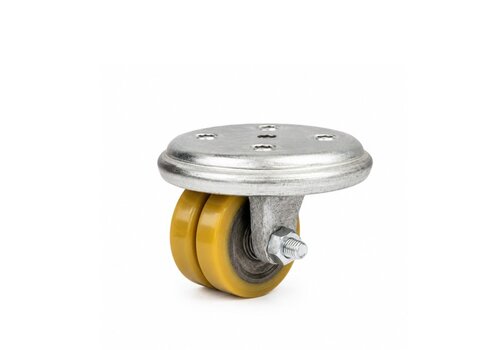 Zwenkwiel zwaarlast laag 50mm polyurethaan 