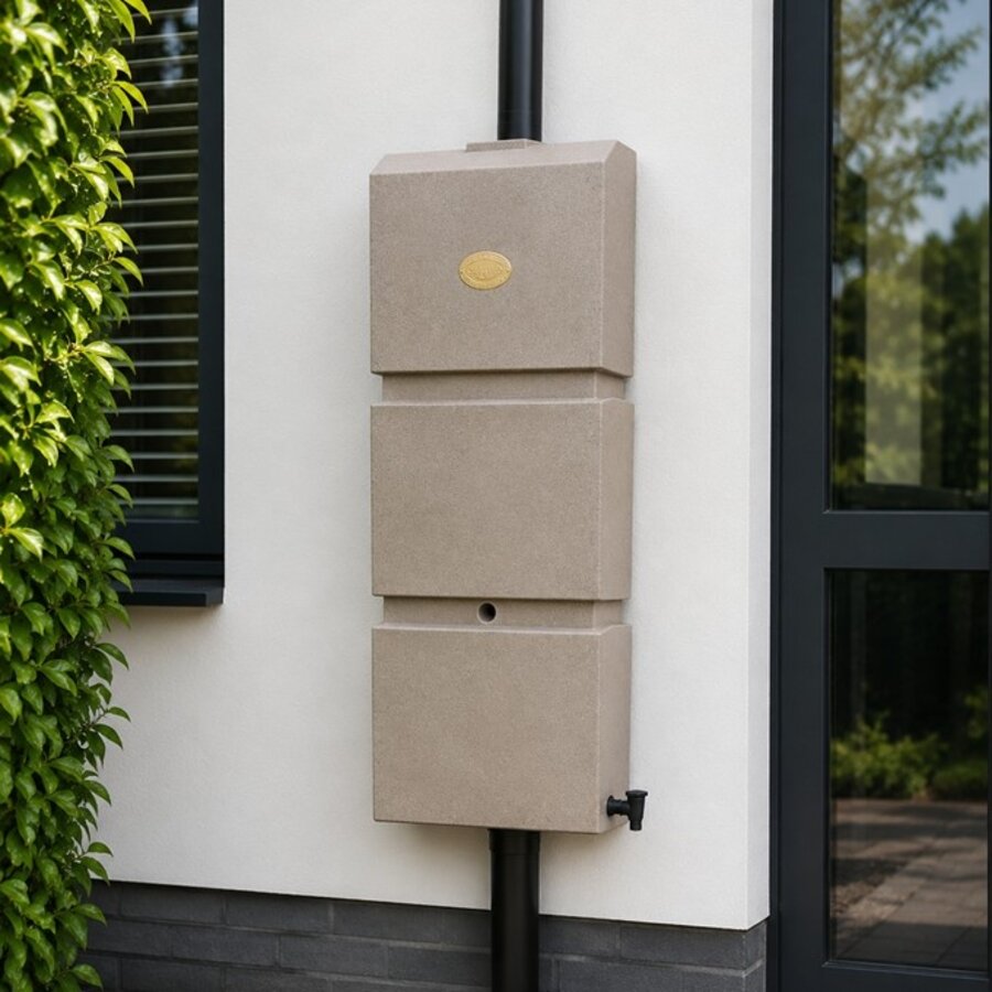 Prestige regenpijp regenton 100 liter zand-4