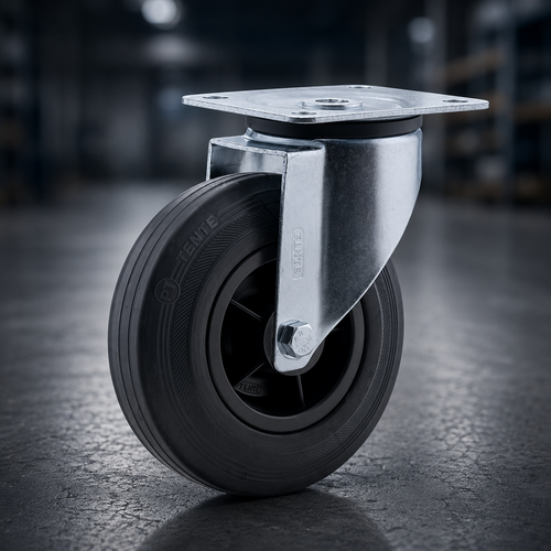 TENTE rubber 3KO plaatbevestiging