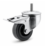 thumb-Zwenkwiel rubber 100 3KO M8x50mm met rem-1