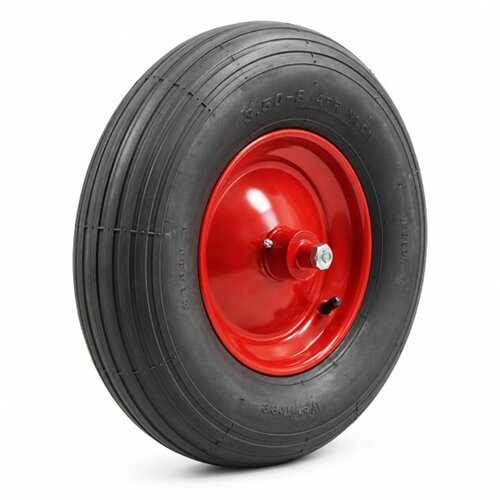 STAX kruiwagenwiel luchtband lijnprofiel met as 150mm 